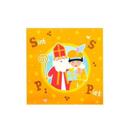 Sinterklaas Servetten 16cm 16st